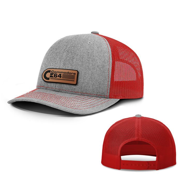 Commodore 64 Leather Patch Hats - BustedTees.com