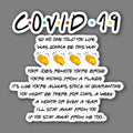 Covid 19 Friends Vinyl Sticker - BustedTees.com