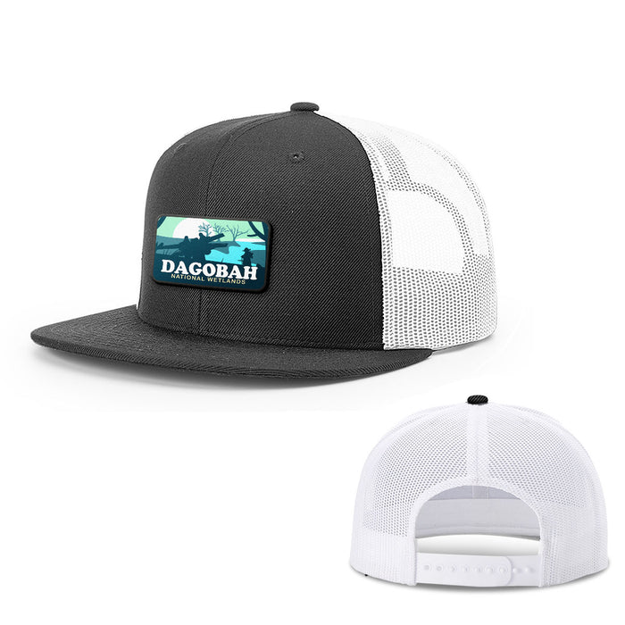 Snapback Flatbill / Black and White / One Size