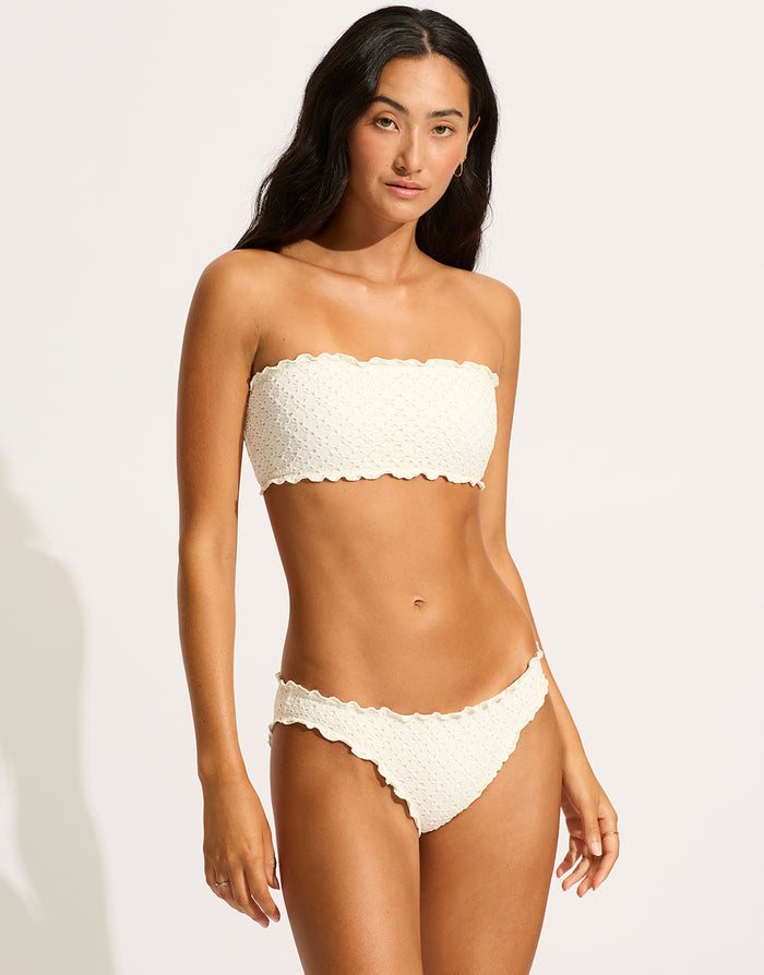Daydreamer Tube Bikini Top - Vanilla - Simply Beach UK