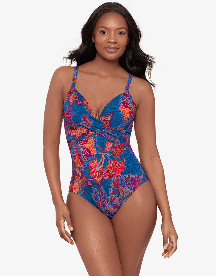 Miraclesuit Decoupage Captivate Swimsuit - Multi - Simply Beach UK