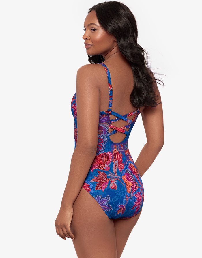Miraclesuit Decoupage Captivate Swimsuit - Multi - Simply Beach UK