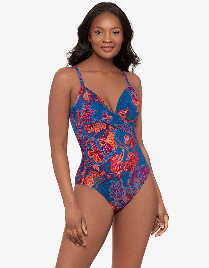 Miraclesuit Decoupage Captivate Swimsuit - Multi - Simply Beach UK
