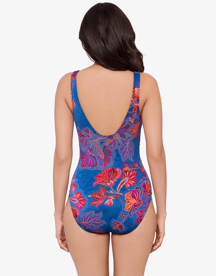 Miraclesuit Decoupage Swizzle Swimsuit - Multi - Simply Beach UK