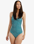 Ditsy Dots Simi Swimsuit - Deep Jungle - Simply Beach UK