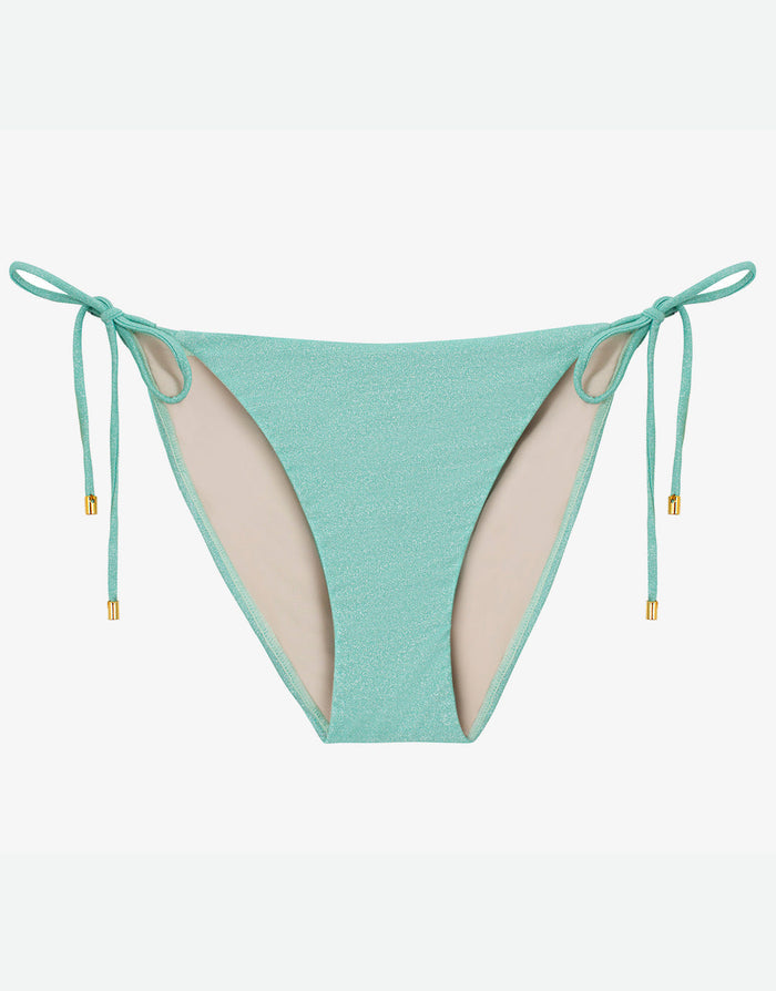 Divine Tie Side Full Bikini Pant - Aqua - Simply Beach UK