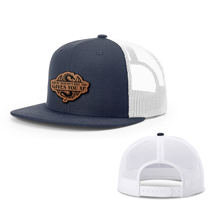 Snapback Flatbill / Navy and White / One Size