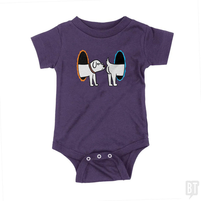 Dog Portal Baby One-Piece