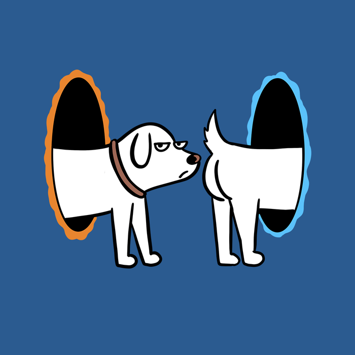 Dog Portal Baby One-Piece