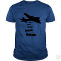 SunFrog-Busted Funky Hippo Classic Guys / Unisex Tee / Royal Blue / S Dropping F Bombs