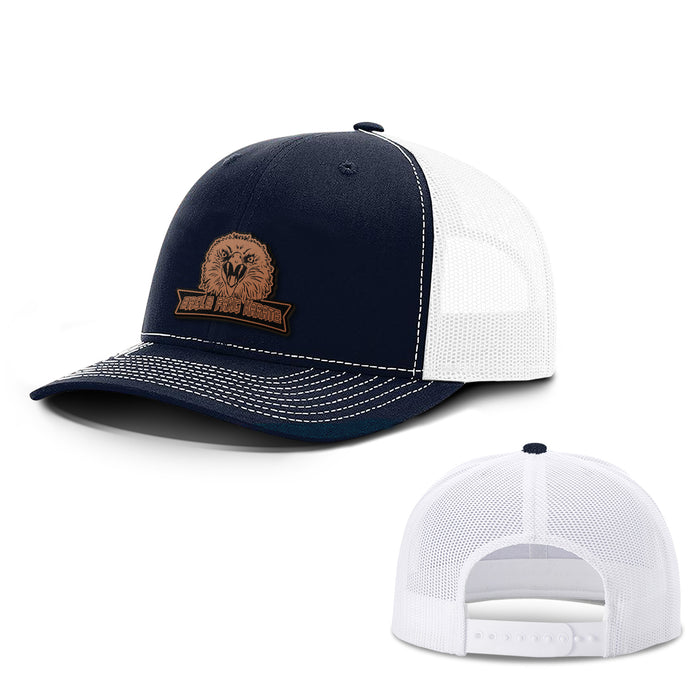 Snapback Trucker / Navy and White / One Size