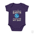 Earth Rotation Baby One-Piece