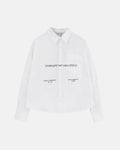 Echoes Beauty Long Sleeve Boxy Fit Shirt Bone