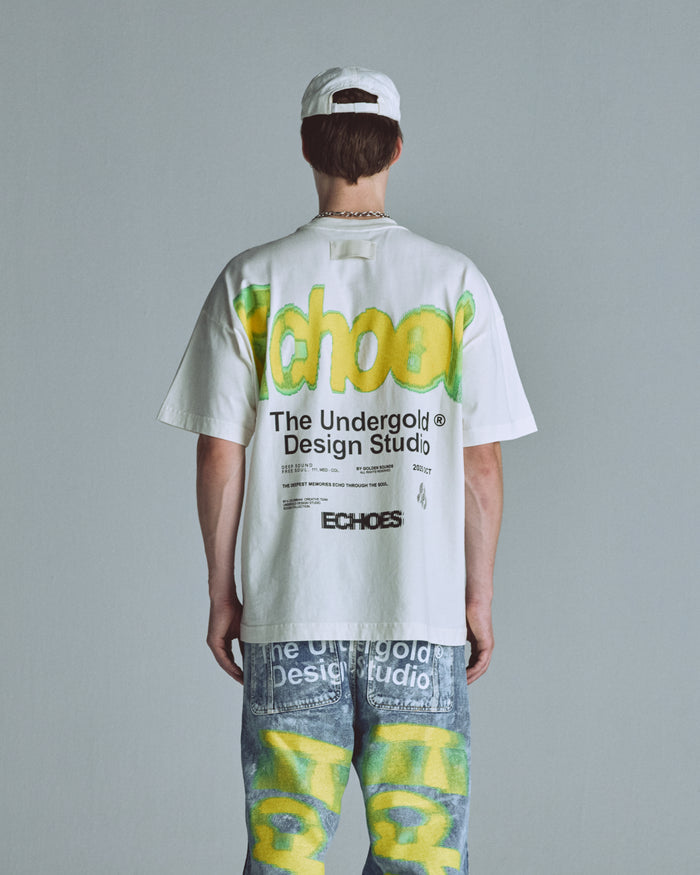 Echoes Echo Tshirt White