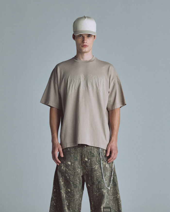 Echoes God's Plan Tshirt Light Brown