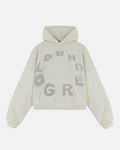 Echoes Tremor Boxy Fit Hoodie White