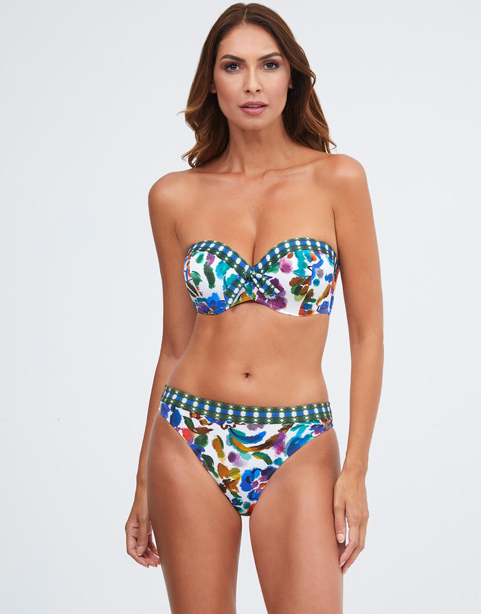 Eda Bikini Pant - Multi - Simply Beach UK