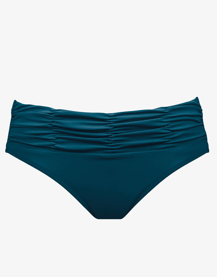 Maryan Mehlhorn Elements Gathered Bikini Pant - Oceanmist - Simply Beach UK