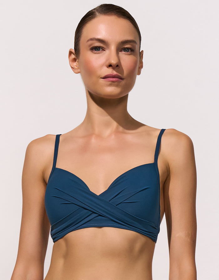Maryan Mehlhorn Elements Moulded Bikini Top - Oceanmist - Simply Beach UK