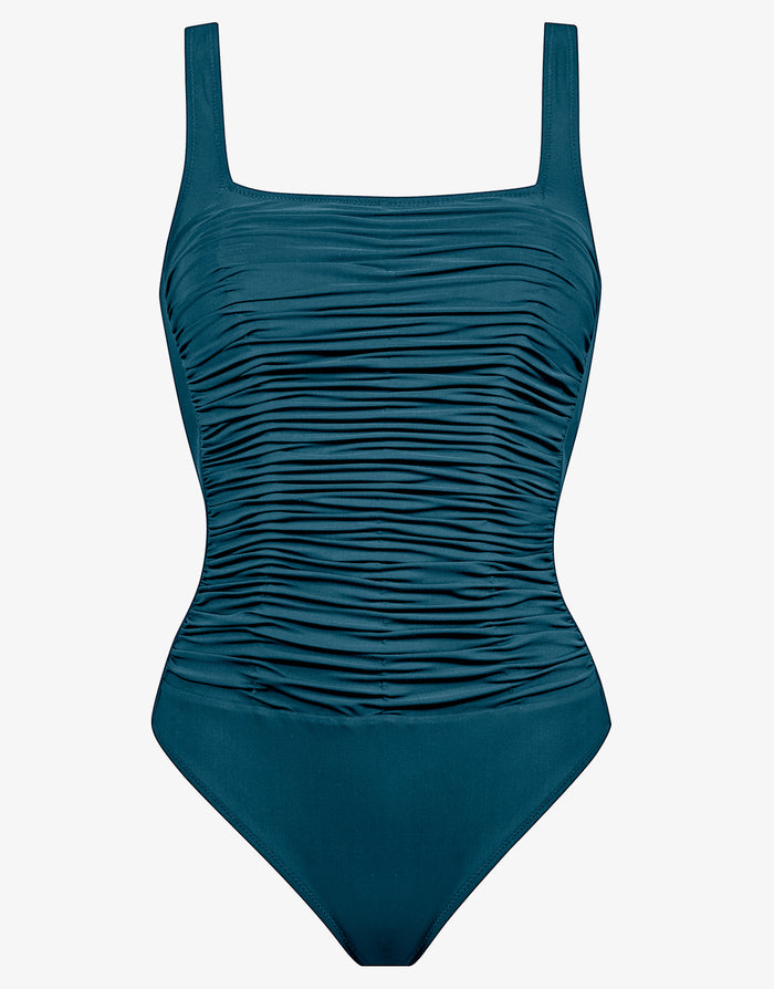 Maryan Mehlhorn Elements Square Neck Swimsuit - Oceanmist - Simply Beach UK