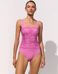 Elements Square Neck Swimsuit - Roselle