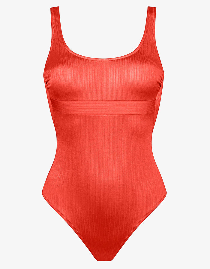 Maryan Mehlhorn Elyon Tank Swimsuit - Glazed Tangerine - Simply Beach UK