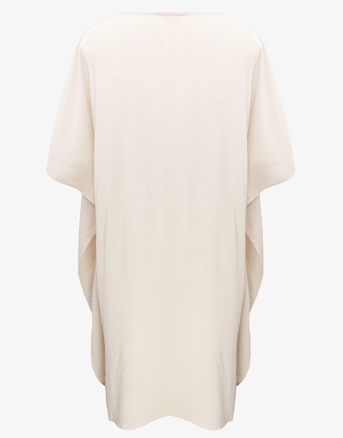 Embroidered Kaftan - Off White - Simply Beach UK