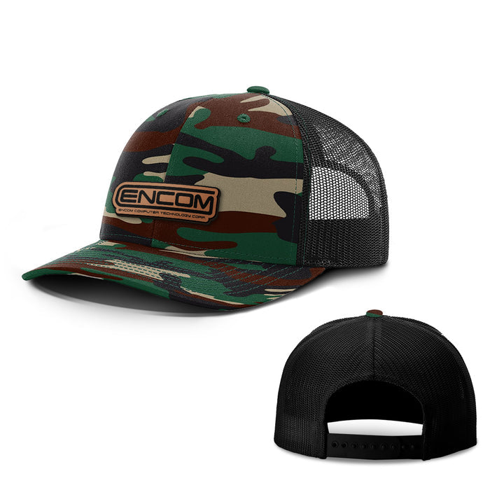 Snapback Trucker / Green Camo and Black / One Size