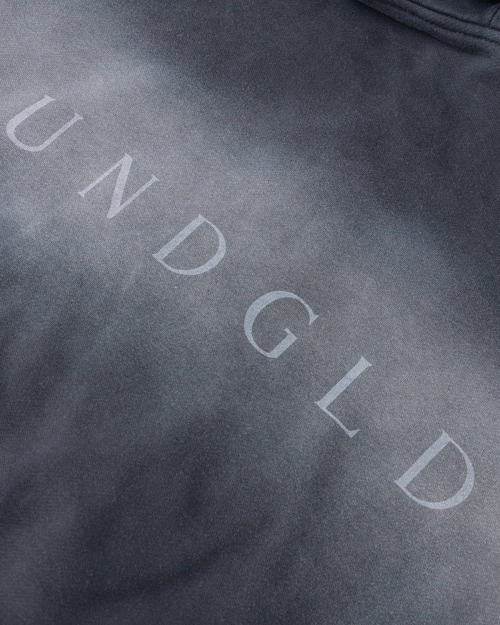 Eternal UNDGLD Boxy Zip Up Hoodie Smokey Black