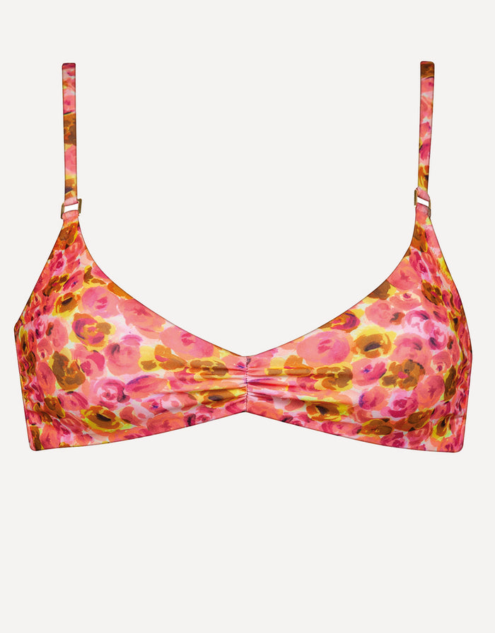 Watercult Euphoric Bloomwave Bralette Bikini Top - Sunsoaked Neons - Simply Beach UK