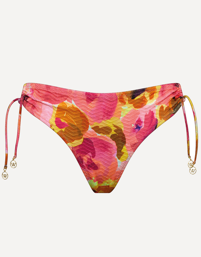Watercult Euphoric Bloomwave Loop Side Bikini Pant - Sunsoaked Neons - Simply Beach UK