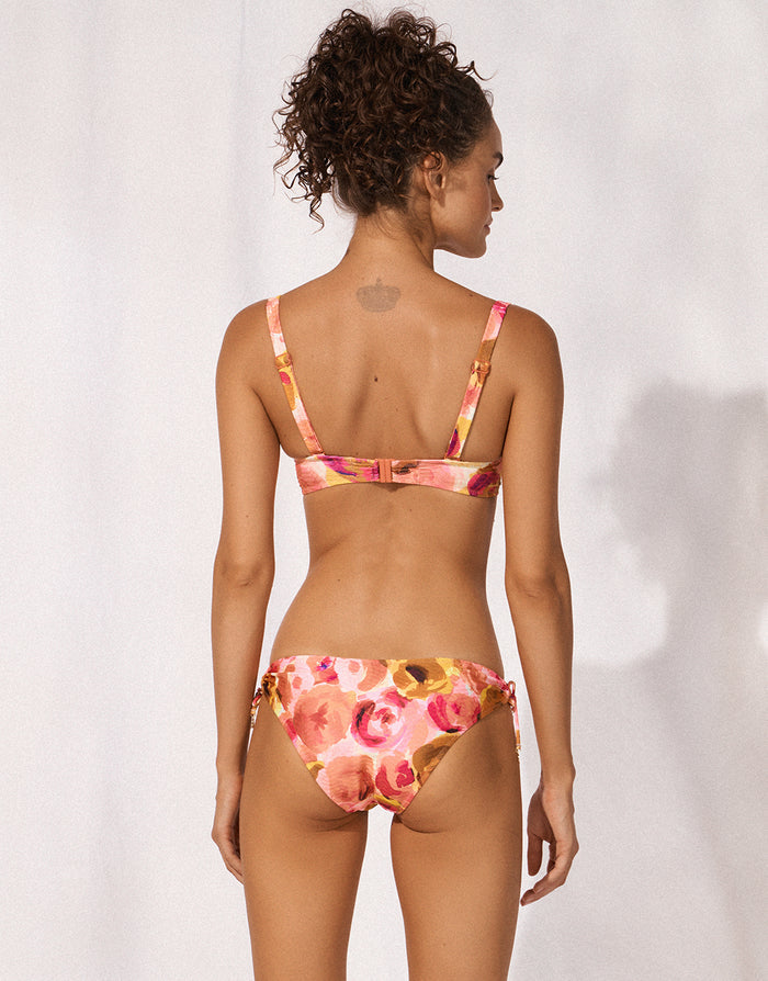 Watercult Euphoric Bloomwave Loop Side Bikini Pant - Sunsoaked Neons - Simply Beach UK