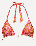 Watercult Euphoric Bloomwave Triangle Bikini Top - Sunsoaked Neons - Simply Beach UK