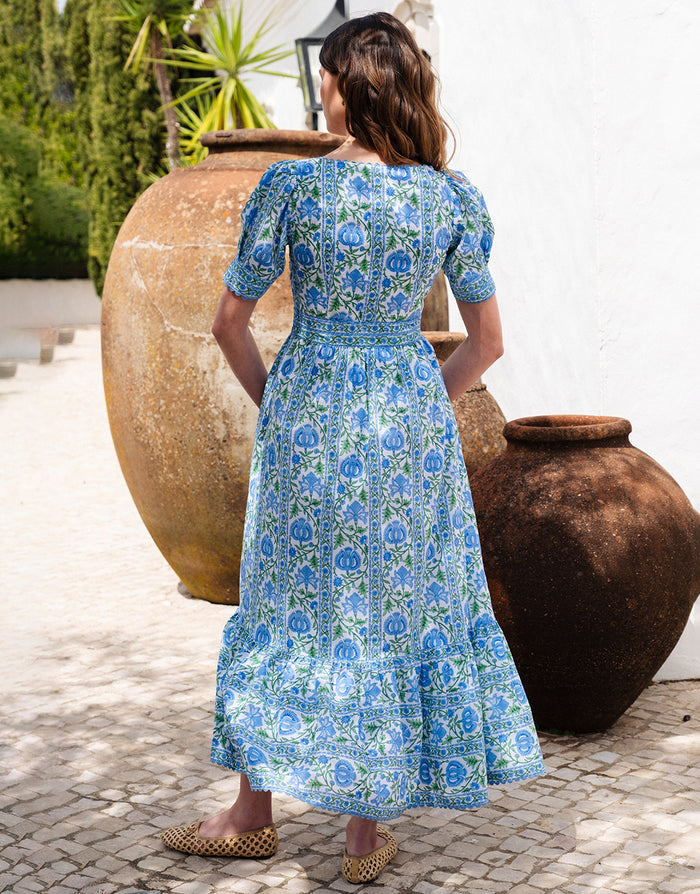 Pink City Prints Evelyn Dress - Meadow Chintz - Simply Beach UK