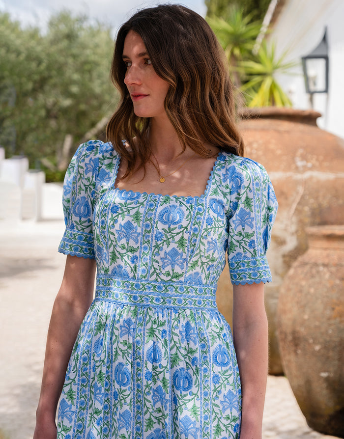 Pink City Prints Evelyn Dress - Meadow Chintz - Simply Beach UK