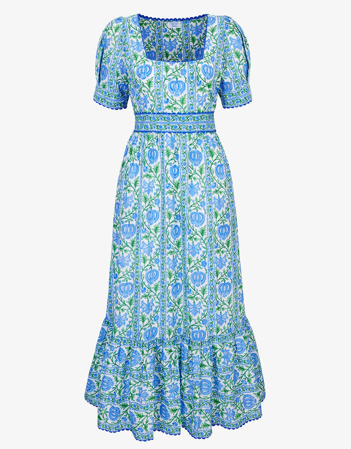 Pink City Prints Evelyn Dress - Meadow Chintz - Simply Beach UK