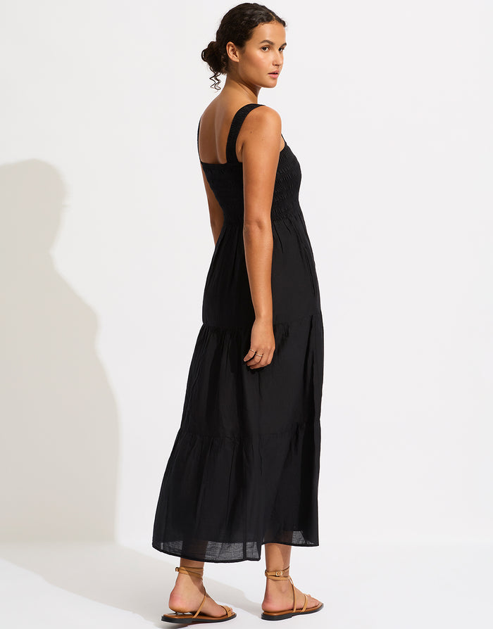 Faithful Midi Dress - Black - Simply Beach UK