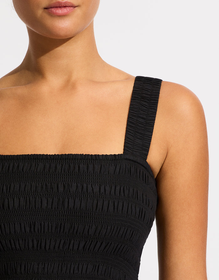 Faithful Midi Dress - Black - Simply Beach UK