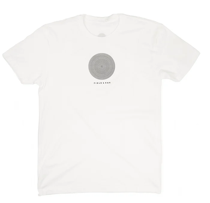 Field & Oak Icon Logo Tee - White