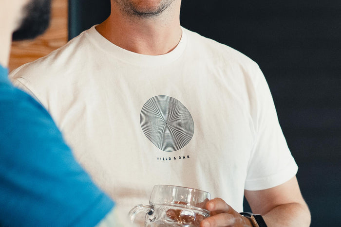 Field & Oak Icon Logo Tee - White