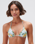 Jo Severin Fior di Limone Triangle Bikini Top - Sorrento Sky - Simply Beach UK