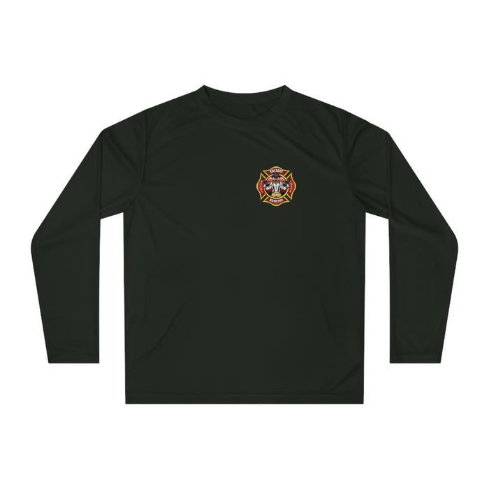 Fire Rescue Performance Long Sleeve Shirt — Arcadia RC-H American Flag Maltese Cross