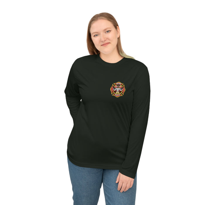 Fire Rescue Performance Long Sleeve Shirt — Arcadia RC-H American Flag Maltese Cross
