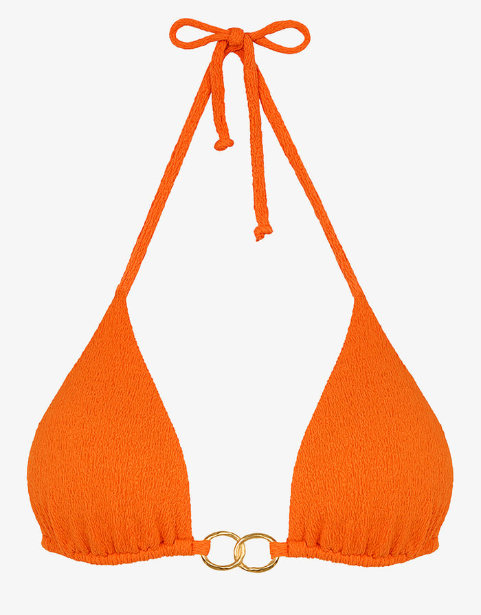 ViX Paula Hermanny Firenze Jolie Tri Bikini Top - Marigold - Simply Beach UK