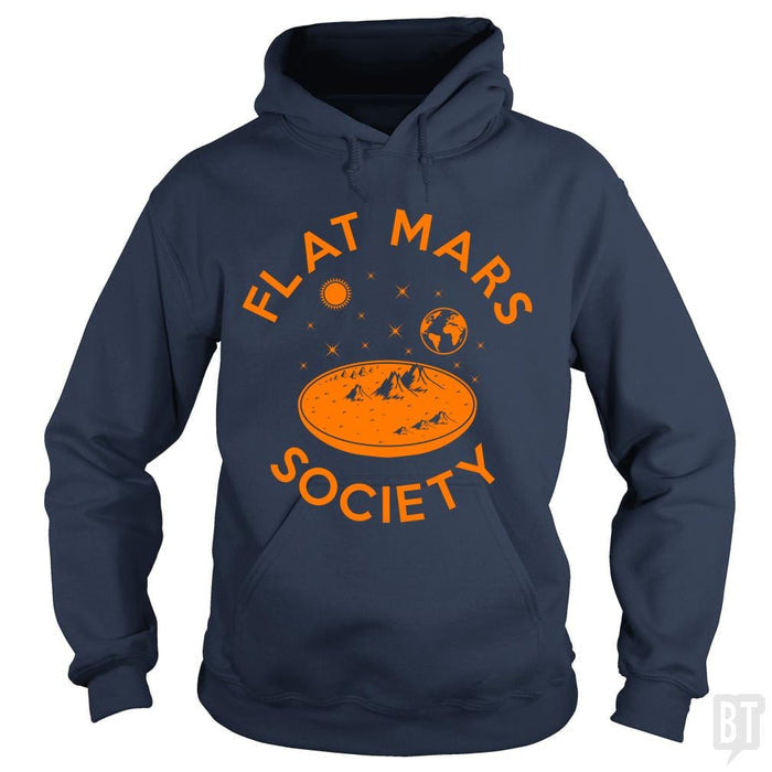 Flat Mars Society - BustedTees.com