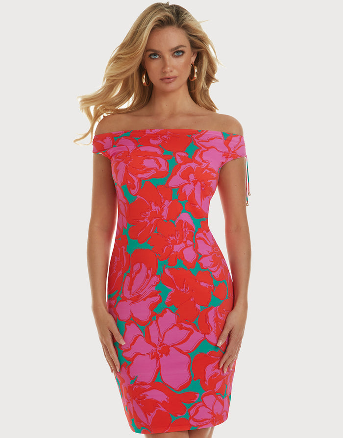 Floreale Dress - Pink - Simply Beach UK