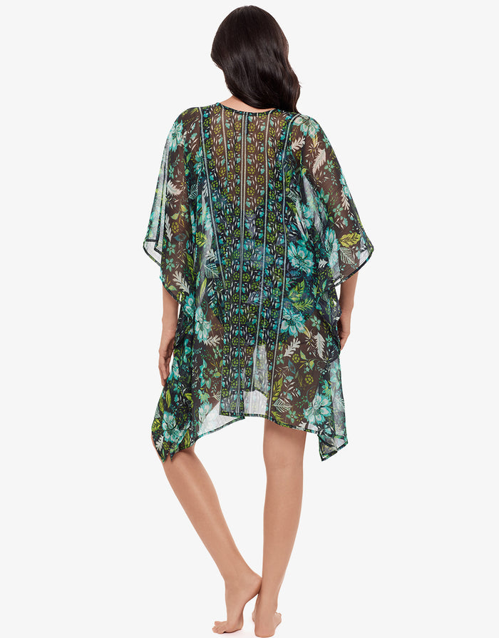 Miraclesuit Florica Kaftan - Black Multi - Simply Beach UK