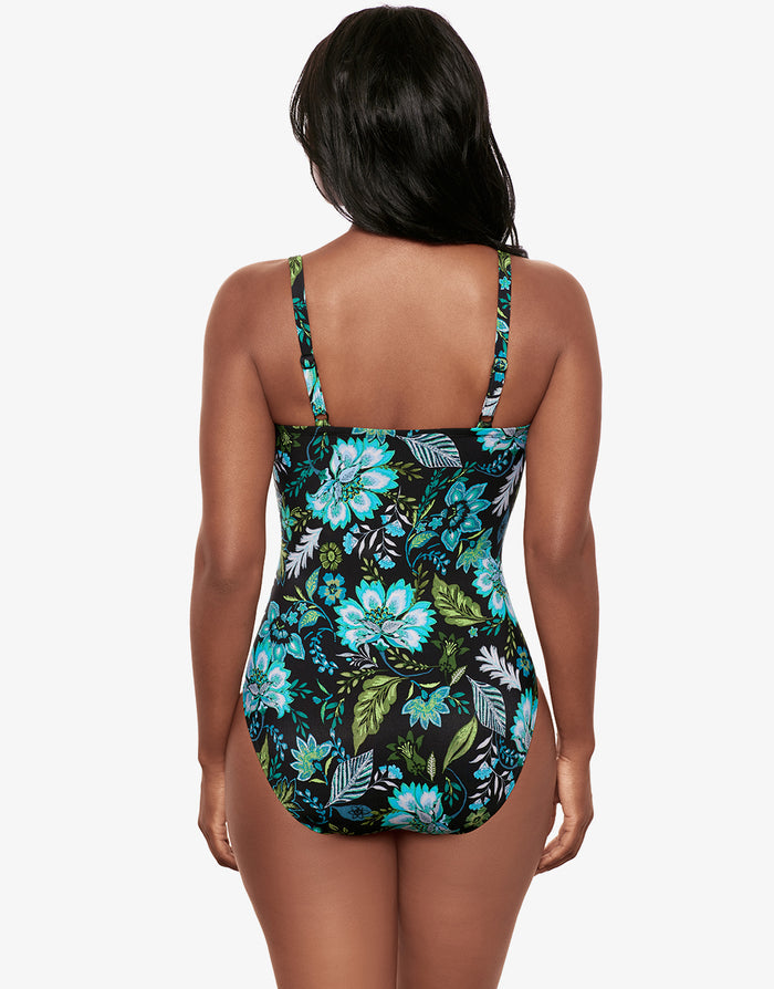 Miraclesuit Florica Kara Swimsuit - Black Multi - Simply Beach UK