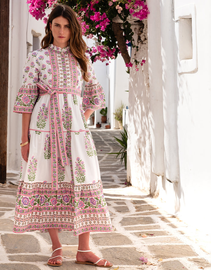 Pink City Prints Gemma Dress  - Folk Mix - Simply Beach UK