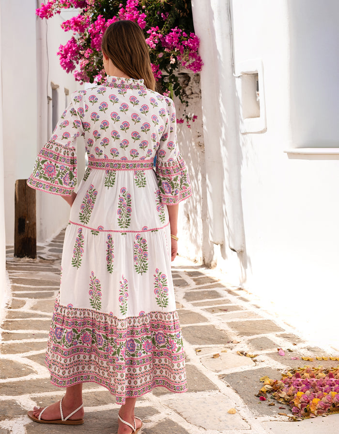 Pink City Prints Gemma Dress  - Folk Mix - Simply Beach UK